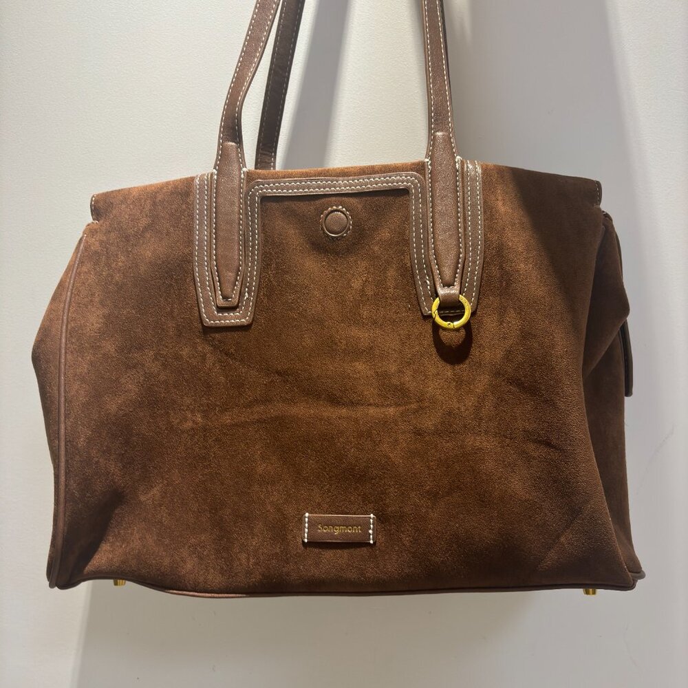 Songmont Travel Bag Handbag Brown - Picture 3 of 5